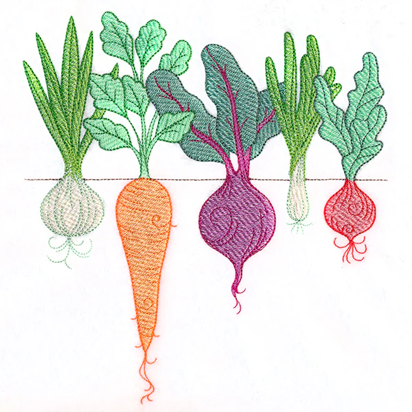 Rooting For You Garden Veggies Border - Image 4