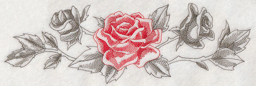 Rose Border (Toile) - Image 5