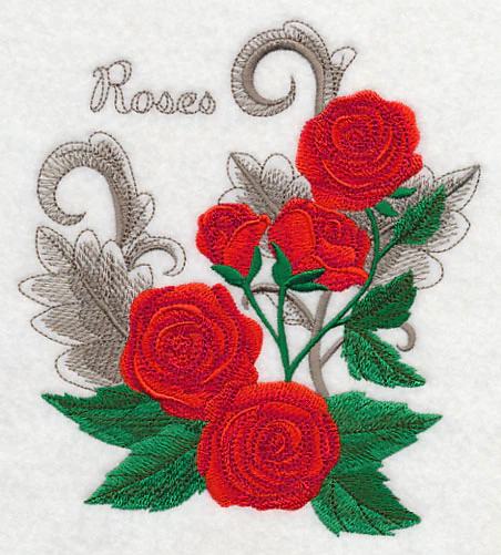 Roses with Flourish - Image 3