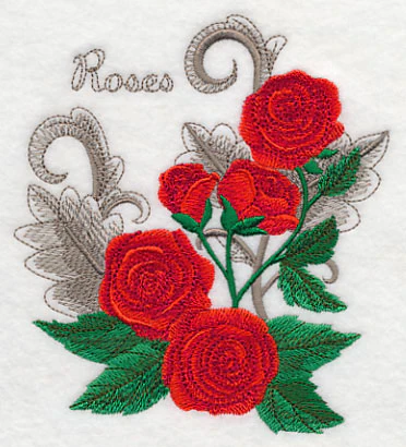 Roses with Flourish - Image 4