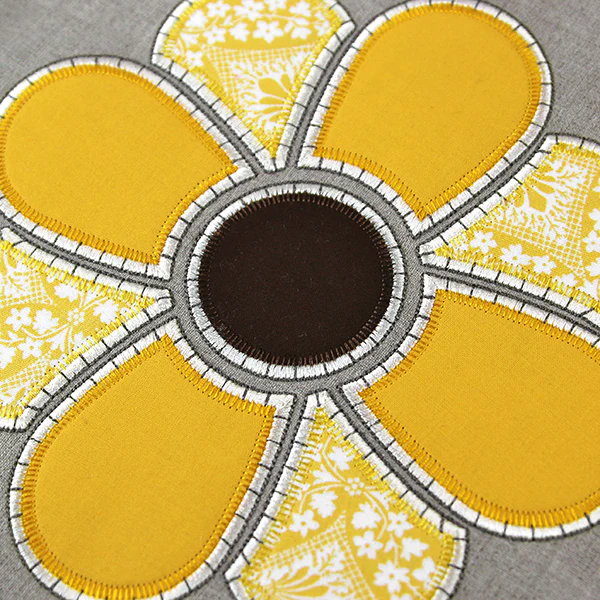 Rustic Autumn Sunflower (Heirloom Applique) - Image 4