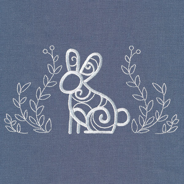 Rustic Bunny with Laurel - Image 5