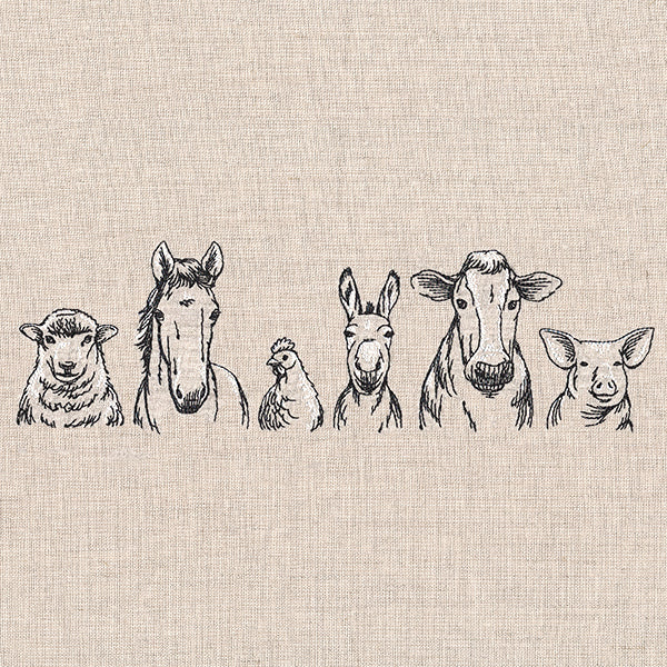 Rustic Edge Farm Friends Border - Image 3