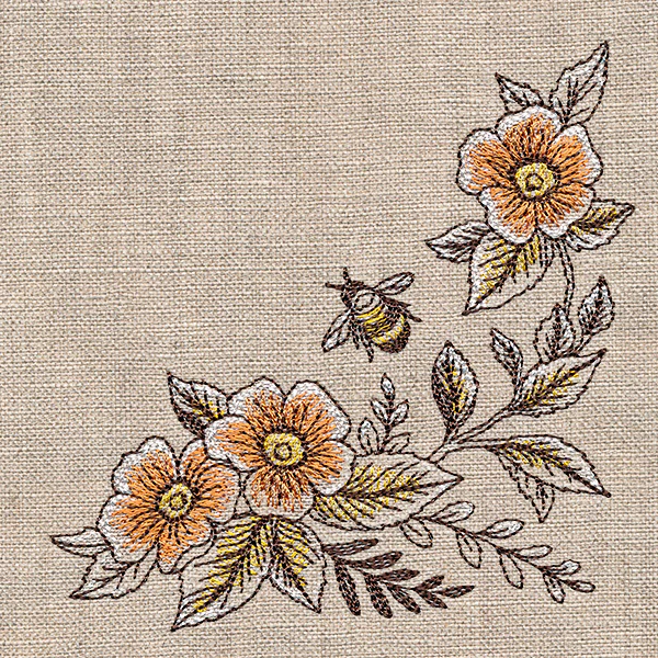Rustic Elegance Bees & Blooms Corner - Image 3