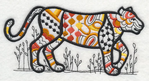 Safari Chic Jaguar (Blackwork) - Image 4