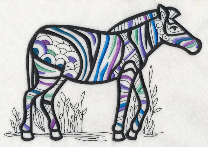 Safari Chic Zebra (Blackwork) - Image 6