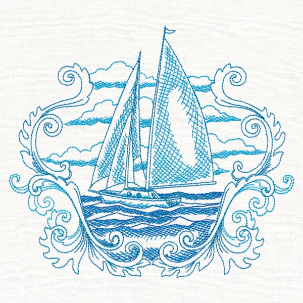 Sails Away Etching - Image 3