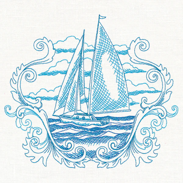 Sails Away Etching - Image 4