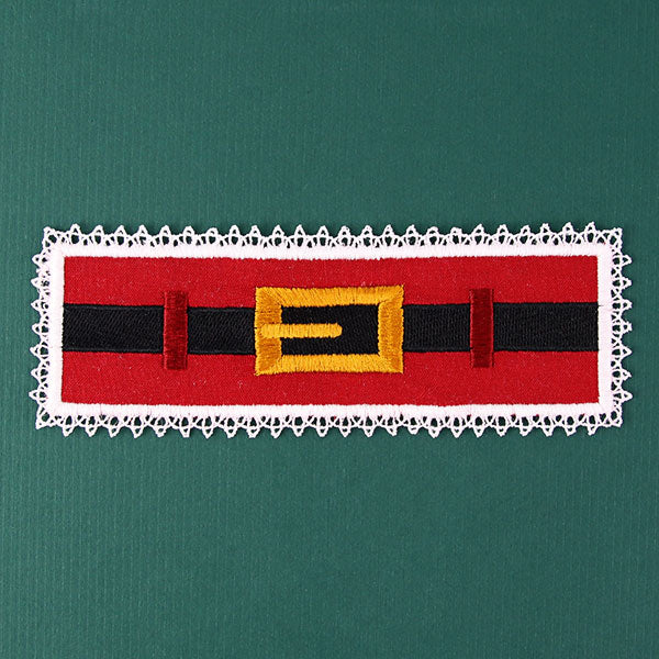 Santa Belt Buckle Napkin Ring (In-the-Hoop) - Image 3