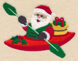 Santa Claus in Kayak - Image 3