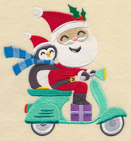 Santa on the Go Scooter - Image 4