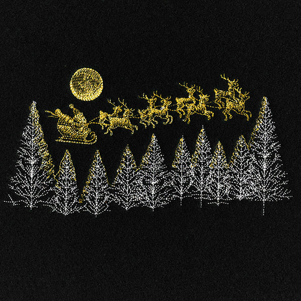 Santa Under the Moonlit Sky - Image 3