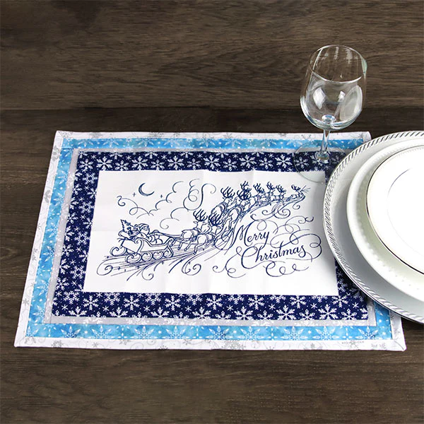 Santa's Flight in Calligraphy - Image 4