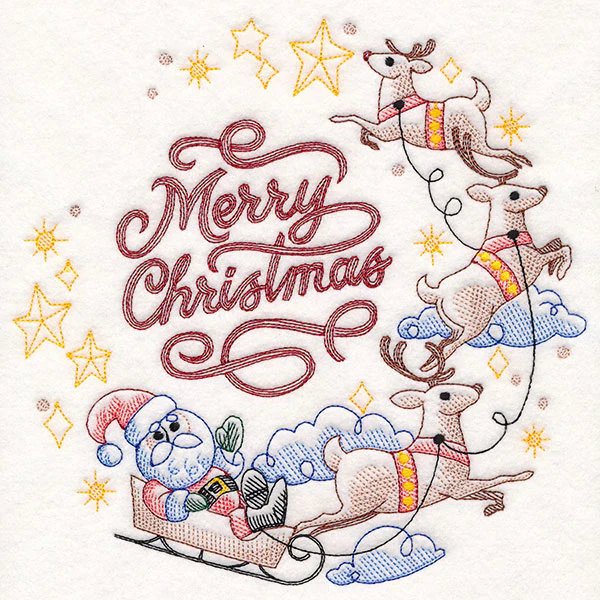 Santa's Flight Wreath - Image 8