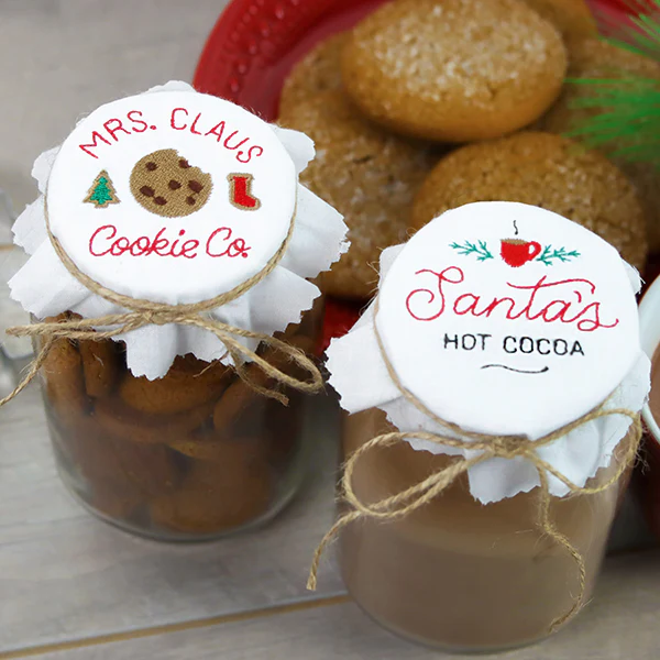 Santa's Hot Cocoa Jar Topper - Image 4