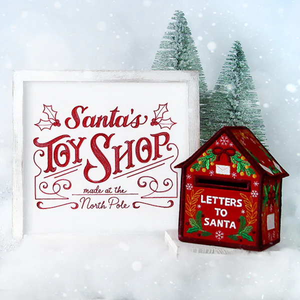 Santa's Toy Shop Market Sign - Image 8