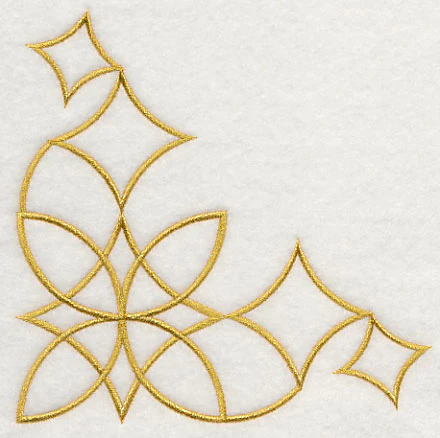 Sashiko Diamonds Corner - Image 4