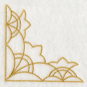 Sashiko Scalloped Corner - Image 3