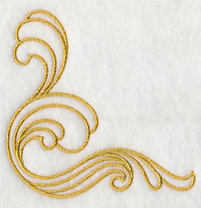 Sashiko Waves Corner - Image 3