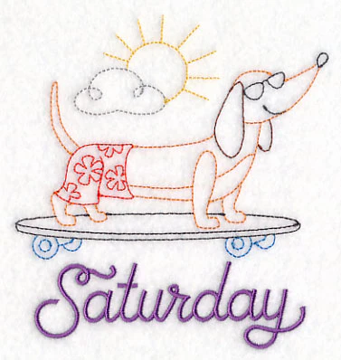 Saturday Dachshund (Vintage)