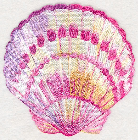 Scallop Shell in Watercolor - Image 5