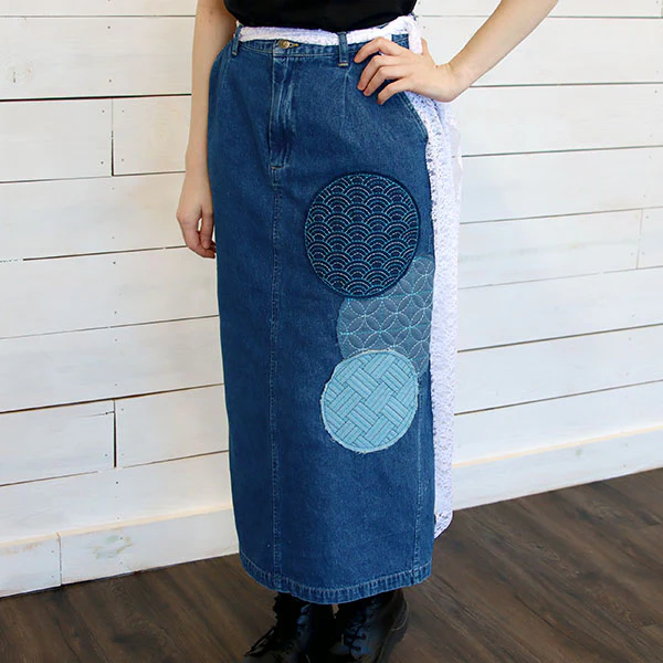 Scallops and Flair Sashiko Quilting Circle - Image 10