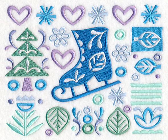 Scandinavian Ice Skate Panel - Image 5