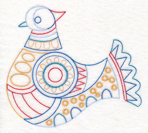 Scandinavian Winter Bird 6 (Vintage) - Image 6