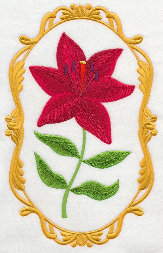 Scarlet Lily Cameo