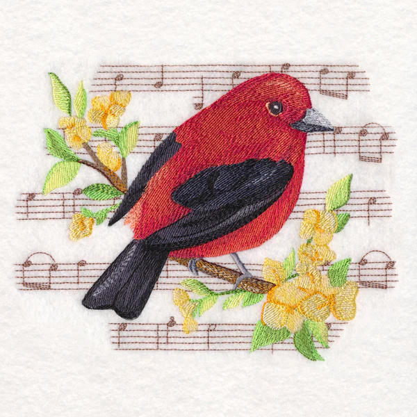 Scarlet Tanager in Watercolor - Image 2