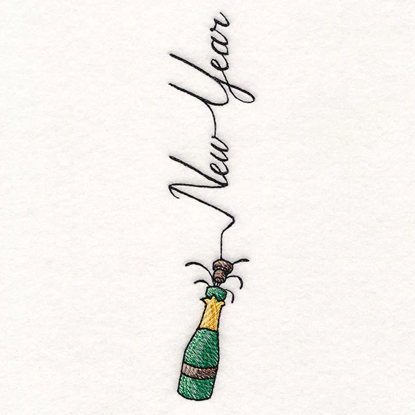 Scripted New Years Champagne - Image 10