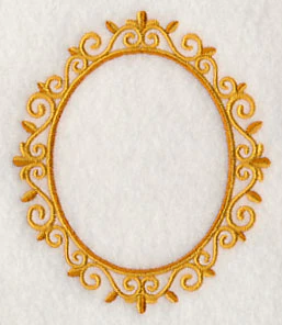 Scrollwork Monogram Frame - Image 4