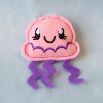 Sea Life Jellyfish Stuffie (In-the-Hoop) - Image 2