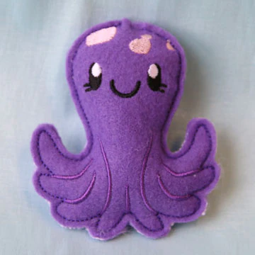 Sea Life Octopus Stuffie (In-the-Hoop) - Image 2