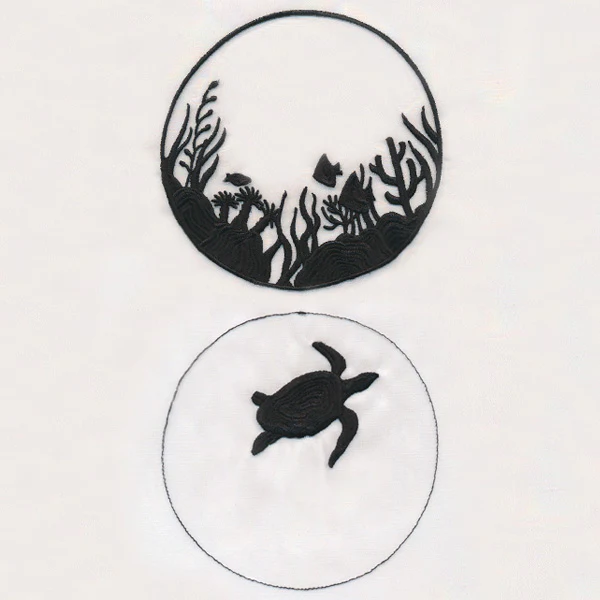 Sea Life Shadowbox (Organza) - Image 6
