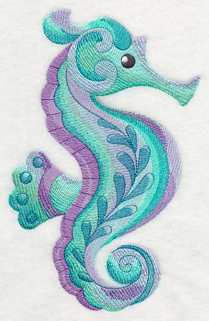Seahorse in Watercolor