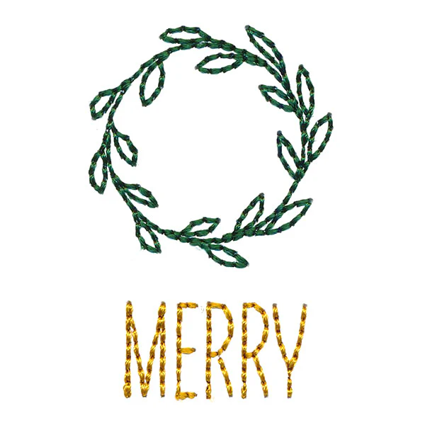 Season's Greetings Gift Tag - Merry (Cardstock) - Image 2