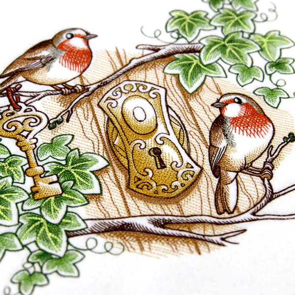 Secret Garden with English Robins - Image 2
