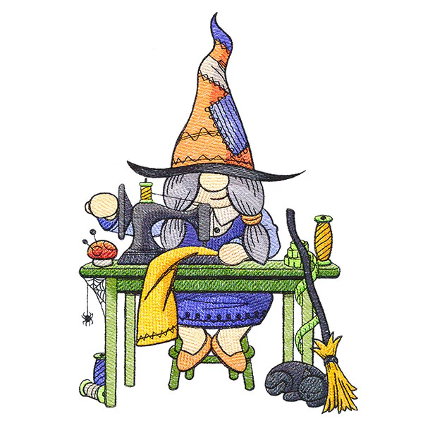 Sew Cute Gnome Witch - Image 4