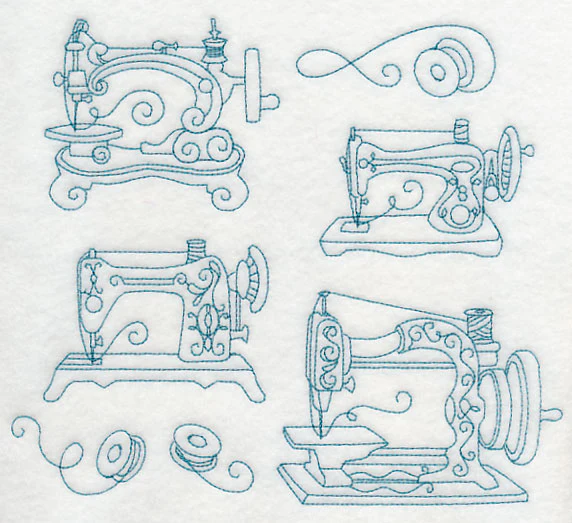 Sew It Seams Medley (Redwork)