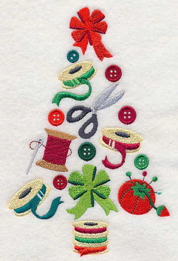 Sewing Notions Christmas Tree - Image 4