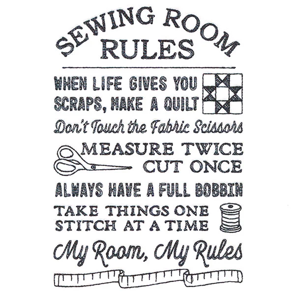 Sewing Room Rules - Image 4