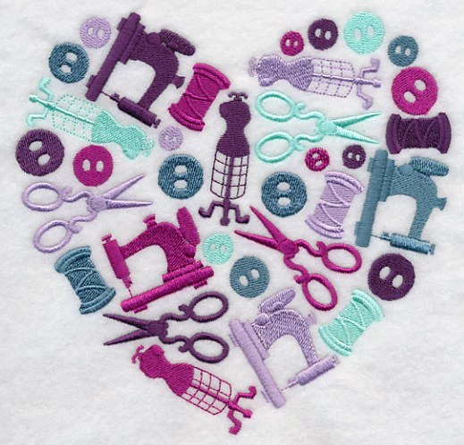 Sewing Silhouette Heart - Image 2