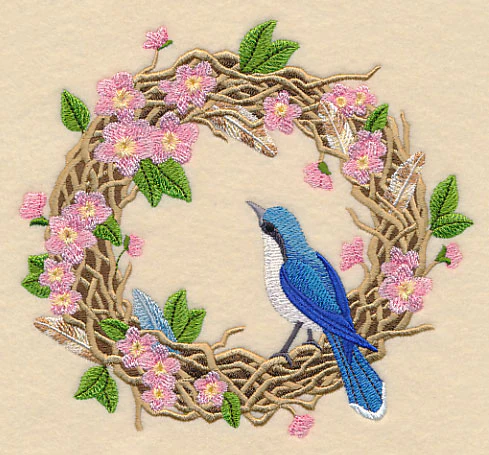 Shabby Chic Nest Wreath - Image 3