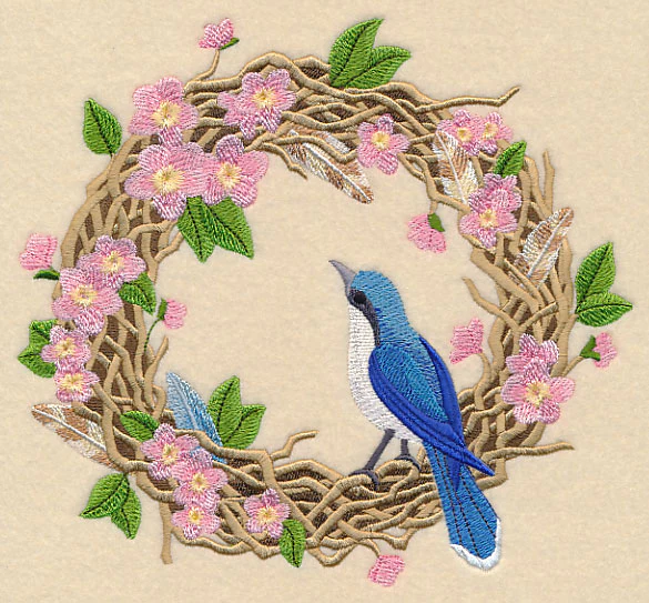 Shabby Chic Nest Wreath - Image 5