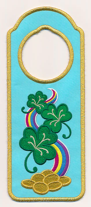 Shamrockin' Rainbow Door Hanger (In-the-Hoop)
