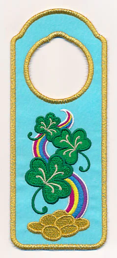 Shamrockin' Rainbow Door Hanger (In-the-Hoop) - Image 2