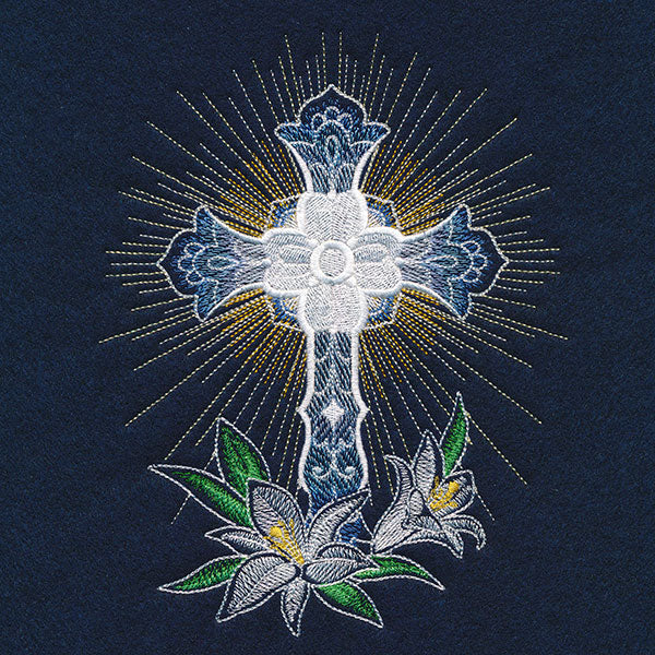Sheer Delights Cross & Lilies - Image 3