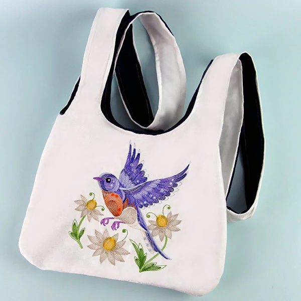 Sheer Magic Bluebird & Flowers - Image 4