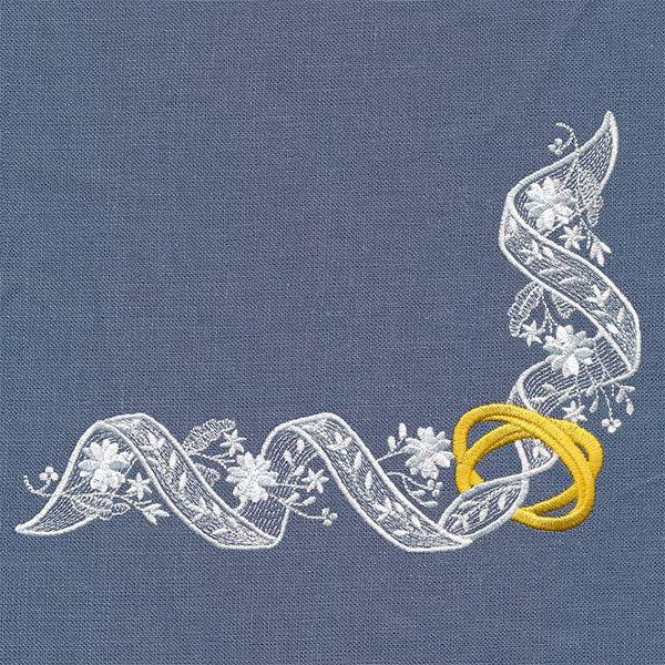 Sheer Ribbons & Rings Corner - Image 3